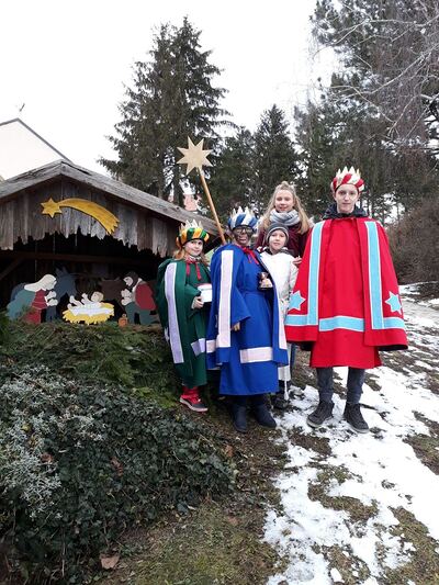 Sternsinger in Gnadendorf unterwegs