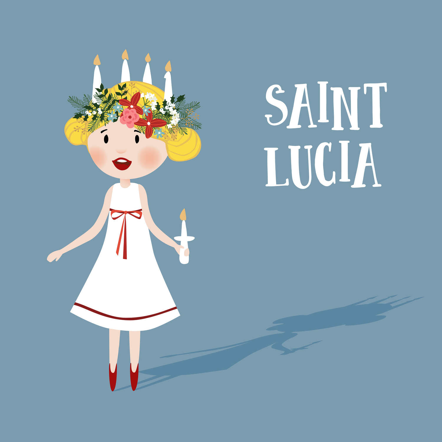 Grafik zu Saint Lucia - Heilige Lucia am 13. Dezember