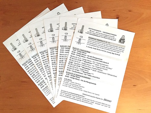 Aktuelle Wochen-Information