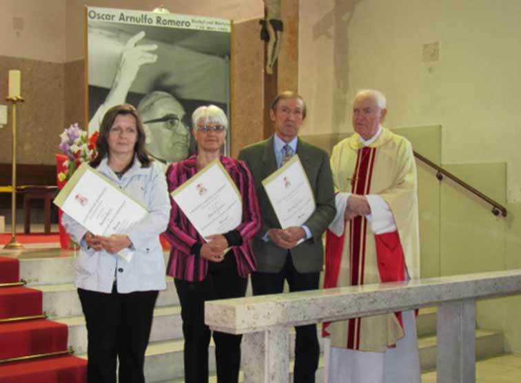 Ordensverleihung in der Pfarre Unter-St. Veit