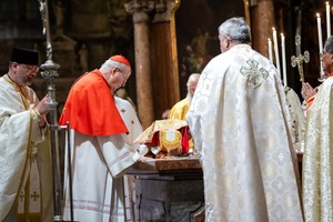 Barbaraeum Feier und Abschied d. kath. Ostkirhen v. Ordinarius Kardinal Schönborn