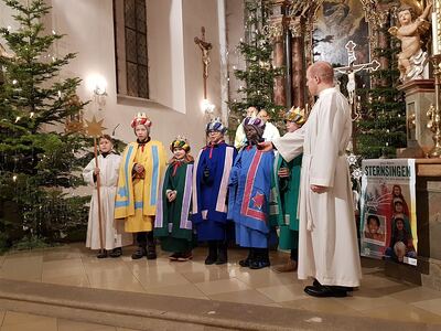 Sternsinger in Gnadendorf unterwegs