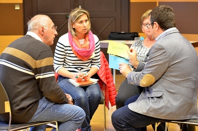 Pfarrgemeinderäte des Entwicklungsraumes Minoritenpfarren auf Klausur im Bildungshaus Großrußbach