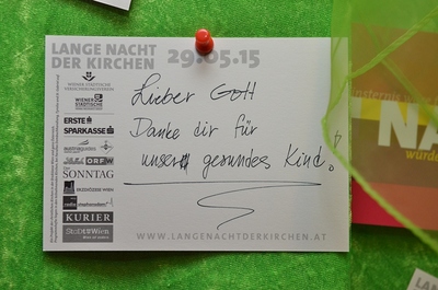 'Postamt zum Himmel' - Programmpunkt der Langen Nacht der Kirchen 2015