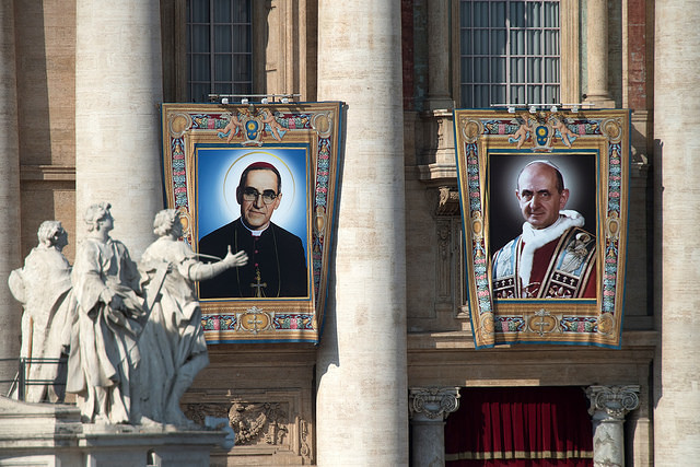 Heiligesprechung Paul VI. und Ocar Romero