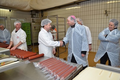 Besuch Wurstproduzent Hiess