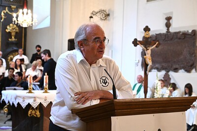 Gottesdienst mit Chor und Orchester im Rahmen der Sommernachtsklänge 2025.