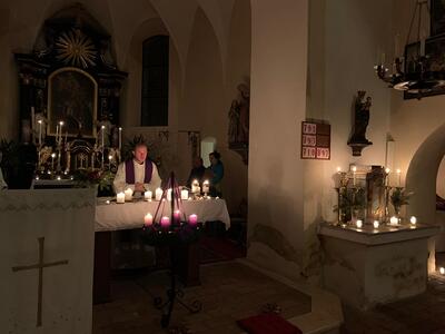 Roratefeier in Ameis