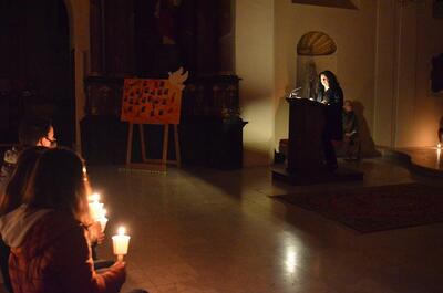 Lichtfeier in Asparn