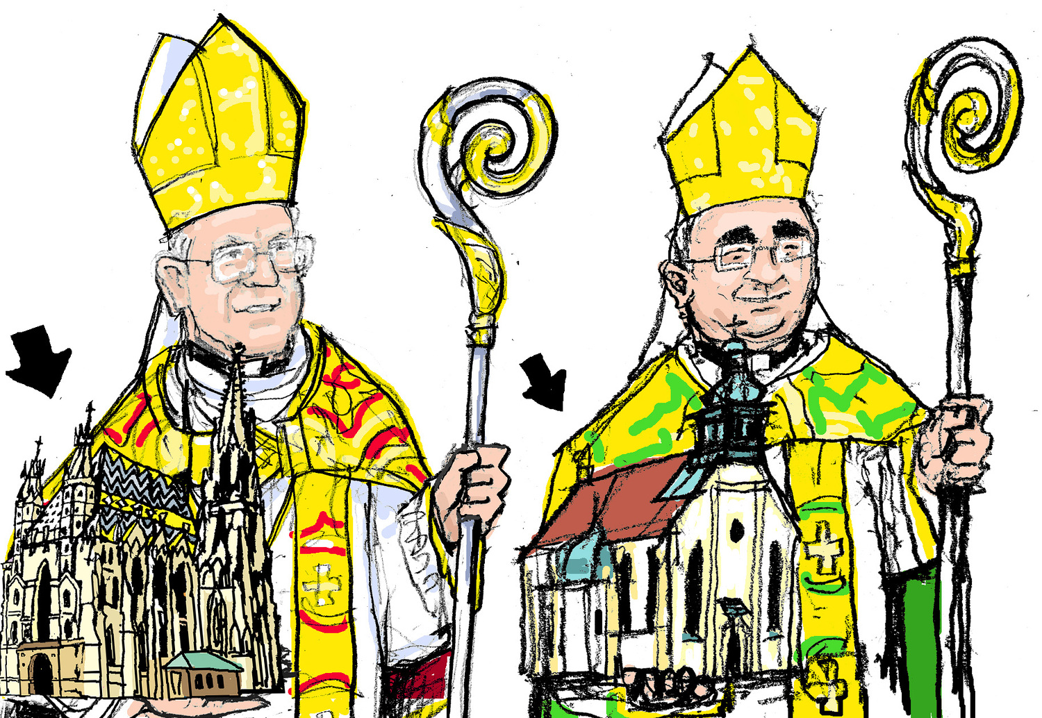 Zeichnung Kathedrale