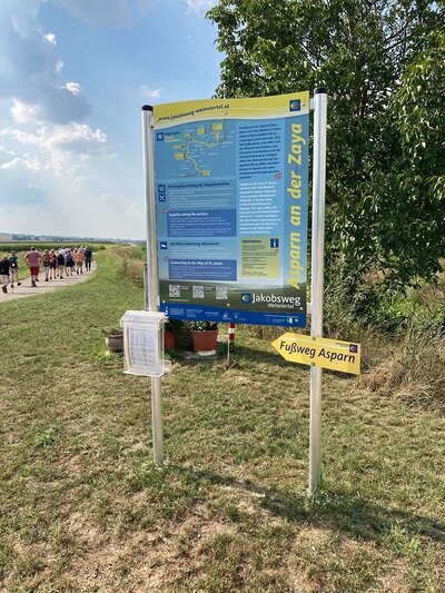 Pilger machten Station in Asparn/Zaya