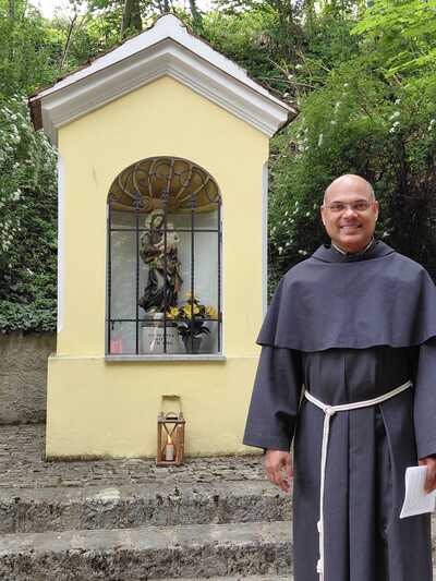 Maiandacht in der Mariengasse in Asparn/Zaya
