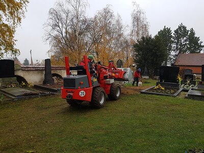 Räumungs- und Säuberungsarbeiten am 10. November 2018