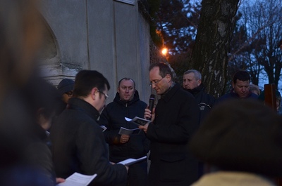 Straßenkreuzweg in Gnadendorf am 3. März 2017