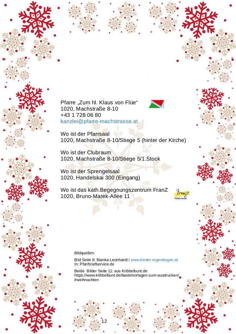 Kinderbrief Seite 12 / Pfarre Machstraße