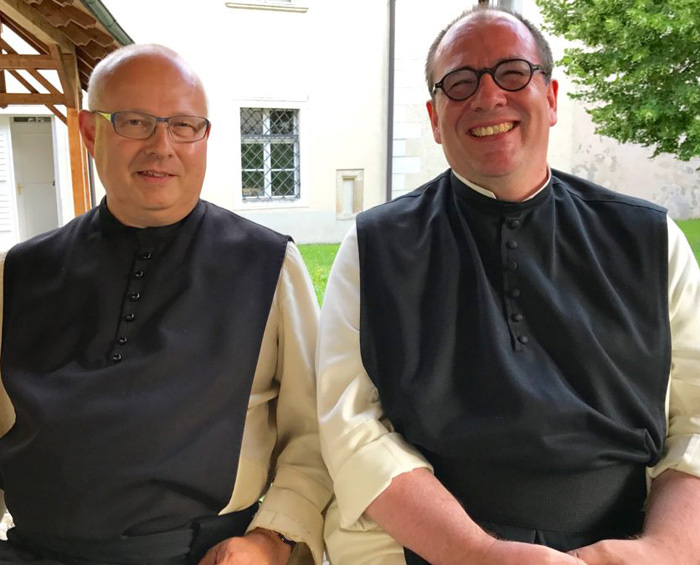 Pater Tomann und Pater Wester