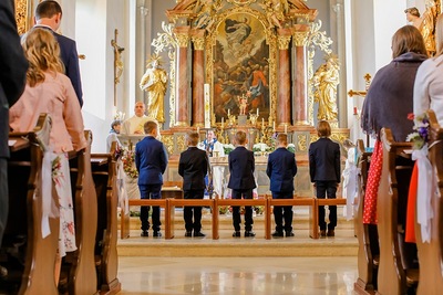 Feier der heurigen Erstkommunion am Hochfest Christi Himmelfahrt