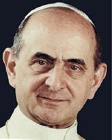 Papst Paul VI; Coverausschnitt / Herder Verlag