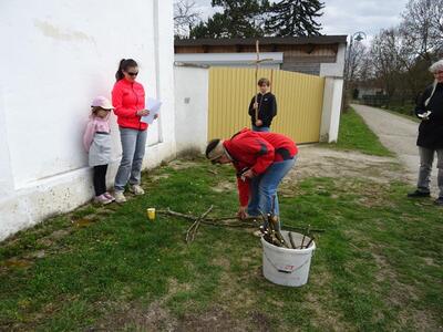 Straßenkreuzweg in der Pfarre Ameis