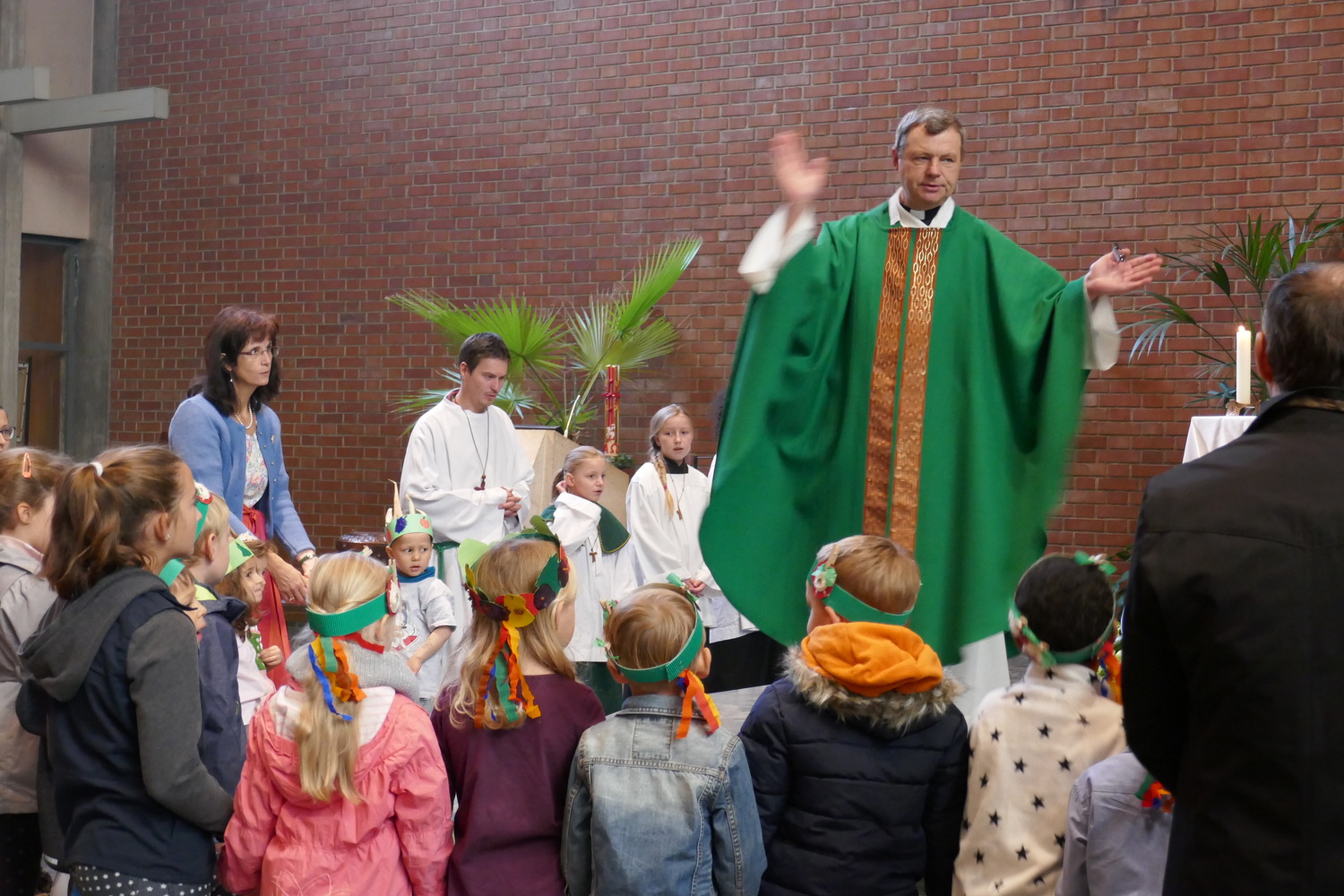 Erntedank-Gottesdienst mit unserem Kindergarten