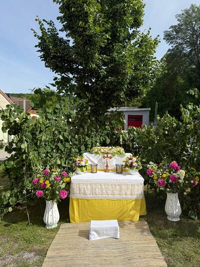 Fronleichnamsprozession in Michelstetten