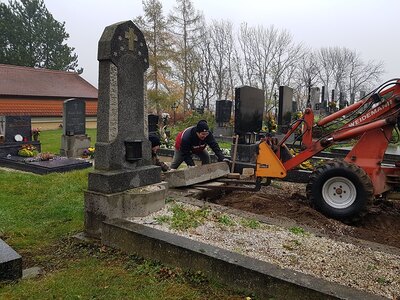 Räumungs- und Säuberungsarbeiten am 10. November 2018