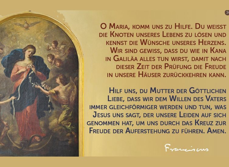 Papst beschließt Gebetsmonat für Pandemie-Ende