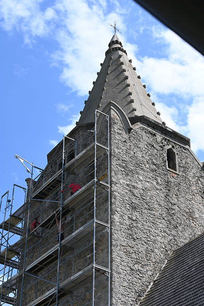 Aufbau des Baugerüstes