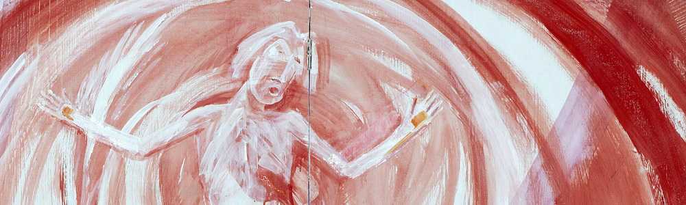 Auferstehung. Detail Flügelaltar / Bildschrein 'Erl?sungswerk Jesu Christi' von Helmut Michael Berger   ? Franz Josef Rupprecht; A-7123 M?nchhof; Bank: Raiffeisenbank M?nchhof (BLZ: 33054), Konto.-Nr.: 17.608 