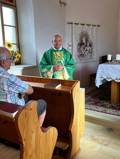 Vorabendmesse in der Kapell