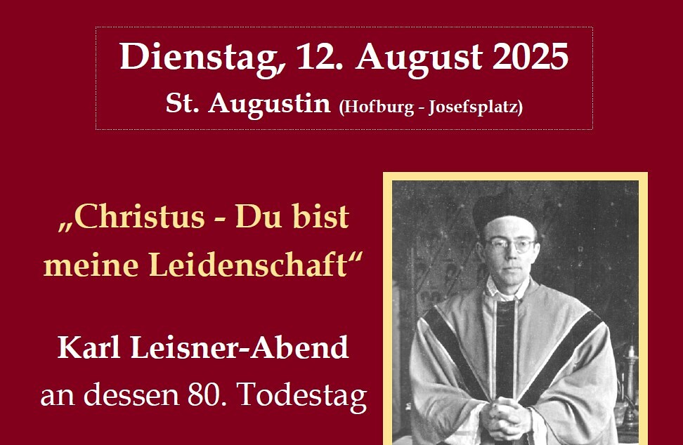 Plakat Karl Leisner Abend