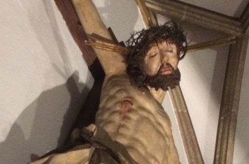 Christus in der Kirche von Brunn