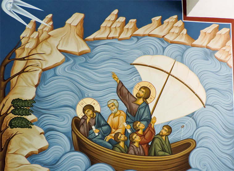 Jesus gebietet dem Sturm