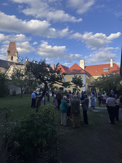 Agape im Pfarrgarten