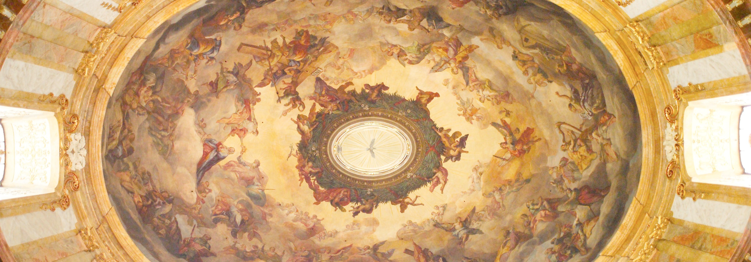 Franz Josef Rupprecht Kuppelfresko der Peterskirche in Wien I von Johann Michael Rottmayer, 1715, Fresko mit Sekkopartien. Wien, 26.1.2004 © Franz Josef Rupprecht; A-7123 Mšnchhof; Bank: Raiffeisenbank Mšnchhof (BLZ 33054), Kto.-Nr.: 17.608