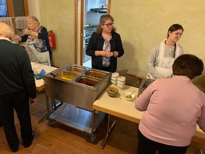 Pfarre Ameis lud zum Fastensuppenessen