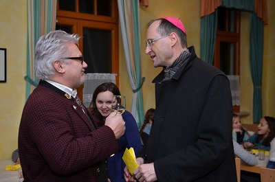 Begegnung mit dem Bischof