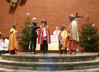 Sternsinger in der Kindermette