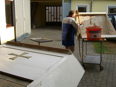 Renovierung Fronleichnamsaltar