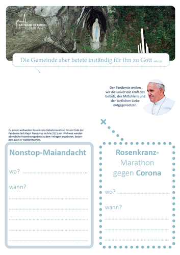 Rosenkranz-Marathon: Mai 2021