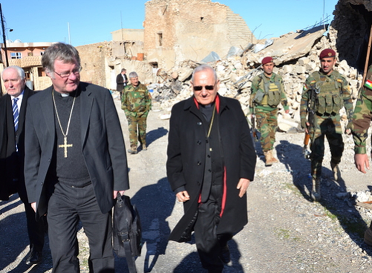 Bischof Scheuer im Irak: 'Zeichen des Todes und der Hoffnung'