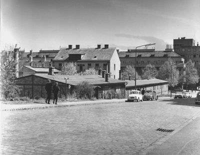'Barackenkirche', Ansicht von Klabundgasse