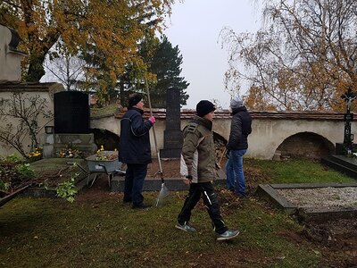 Räumungs- und Säuberungsarbeiten am 10. November 2018