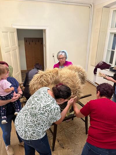 Vorbereitungsarbeiten im Pfarrhof in Wenzersdorf