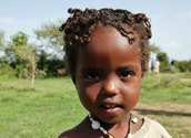 Mäedchen in Äthiopien/Caritas