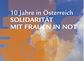'SOLWODI Österreich': Veranstaltung zur Gründung vor zehn Jahren
