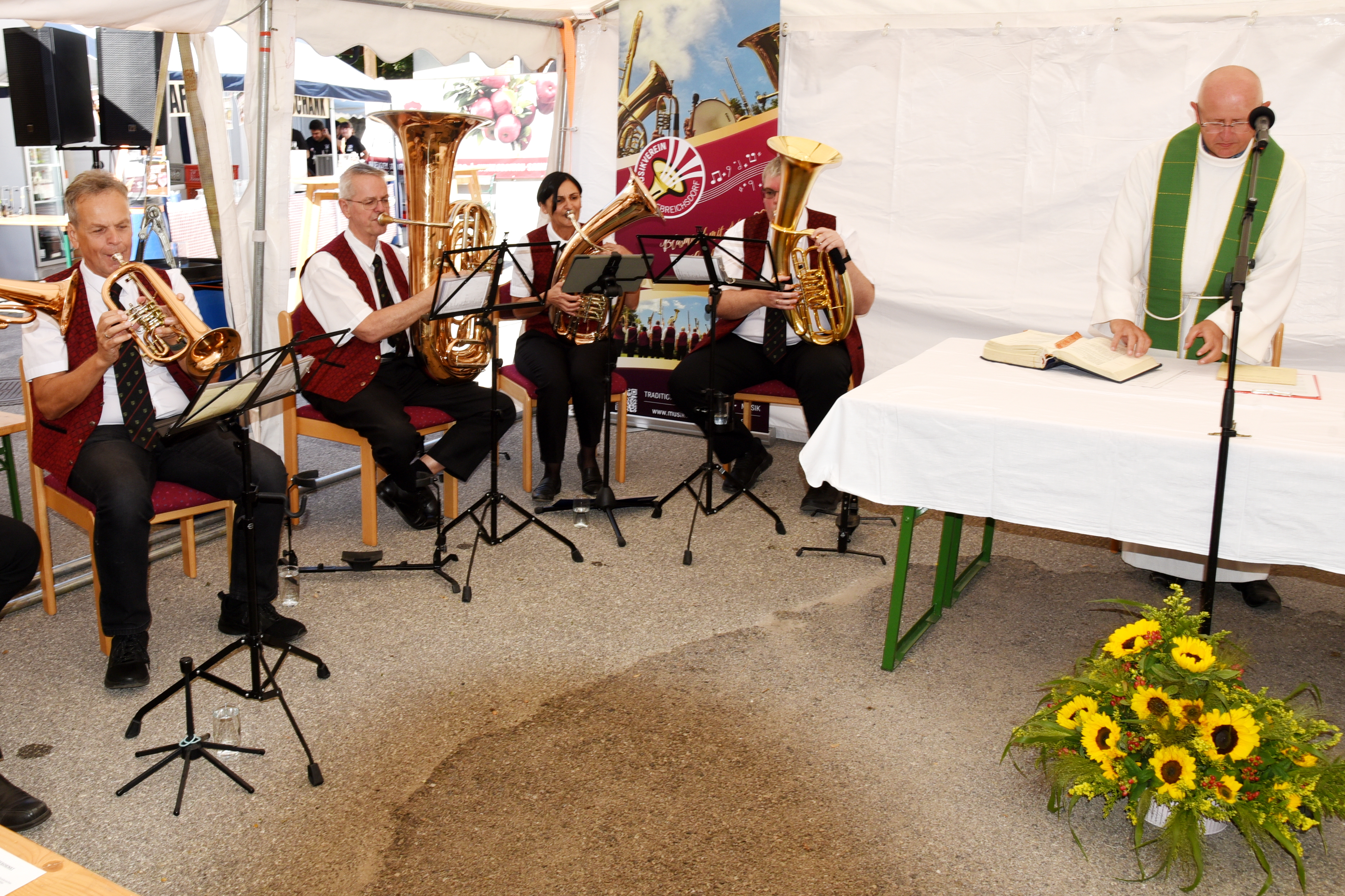 Festgottesdienst beim Musikerfest des MV Ebreichsdorf / Karl Voit Festgottesdienst beim Musikerfest des MV Ebreichsdorf