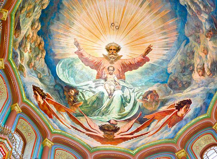 Dreifaltigkeit; Kuppel der Christus-Erlöser-Kathedrale