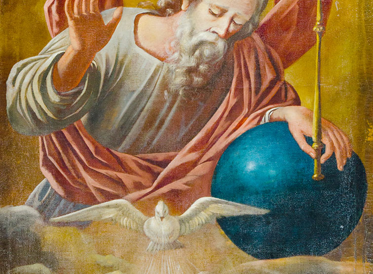 Gott Vater & Hl. Geist /  Erschaffung der Welt