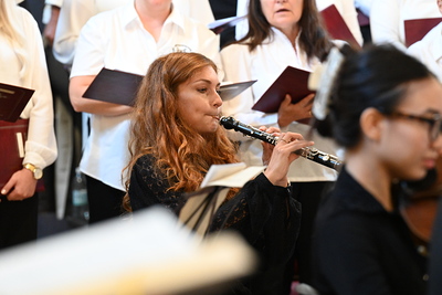 Gottesdienst mit Chor und Orchester im Rahmen der Sommernachtsklänge 2025.